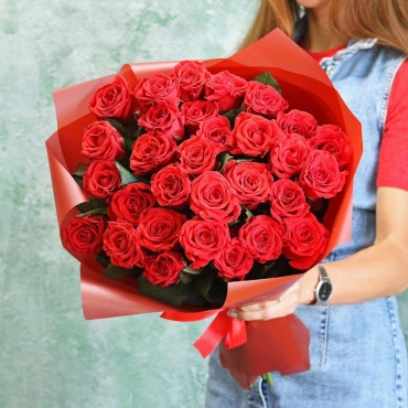 Розы Эль Торо букет 70 см.