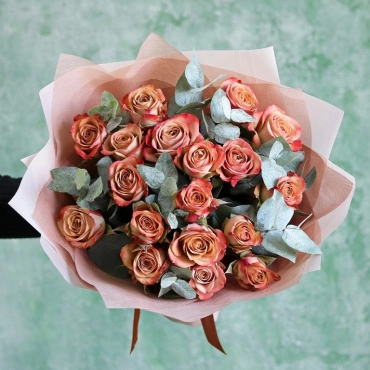 Кофейные розы