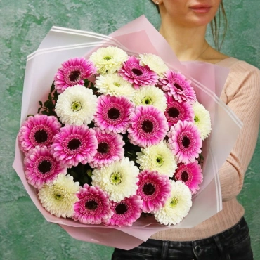 Букет махровых гермини