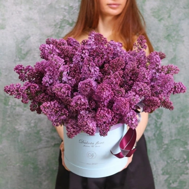 Сирень в коробке