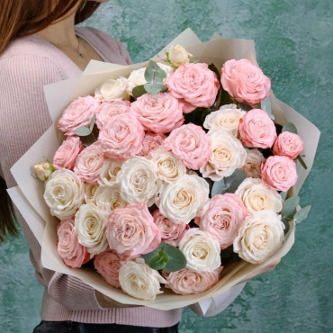 Розы Бомбастик букет