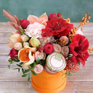 Цветы в коробке "040"