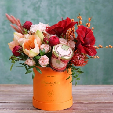 Цветы в коробке "040"