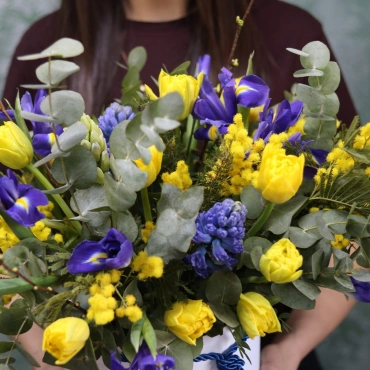 Цветы в коробке"023"