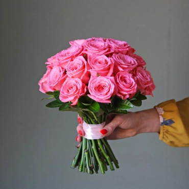 Коралловый букет невесты