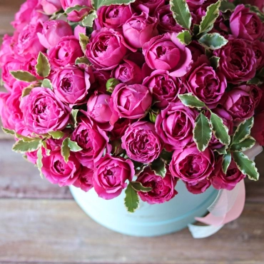 Розы Мисти баблс в коробке