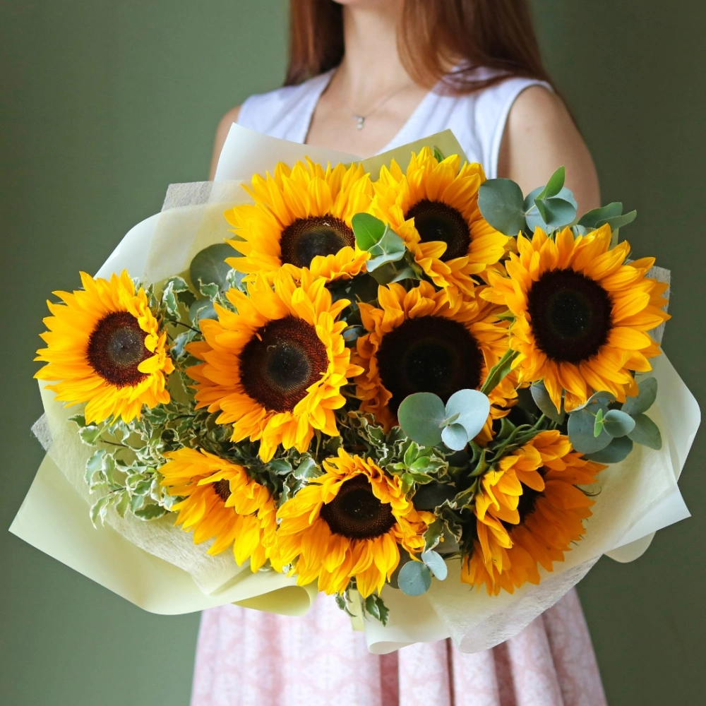 9 подсолнухов