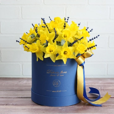 Нарциссы и лаванда