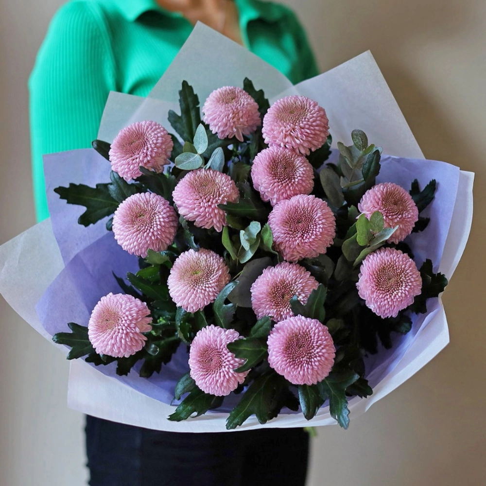 15 хризантем