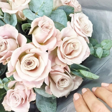 Букет из роз Мента