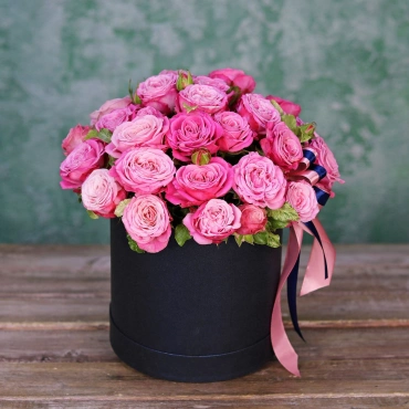 Роза бомбастик 19 шт. в коробке