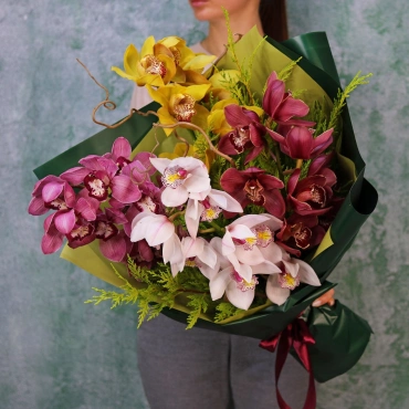 Букет из орхидеи