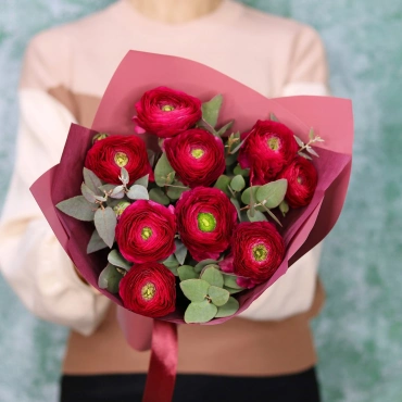 Малиновый ранункулюс