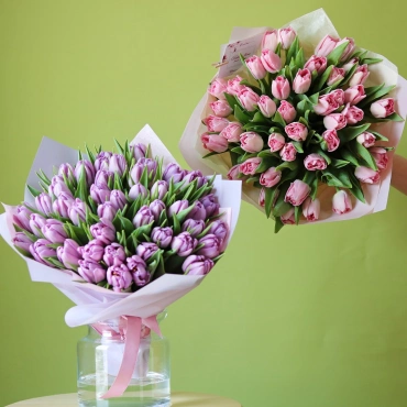 Голландские махровые тюльпаны