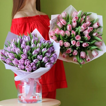 Голландские махровые тюльпаны