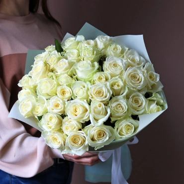 Букет белых роз