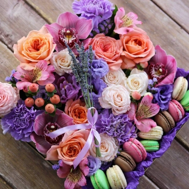 Цветы и сладости "068"