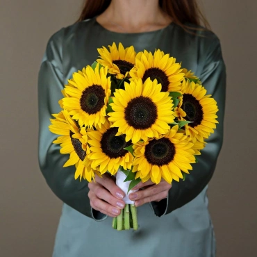 Букет невесты из подсолнухов