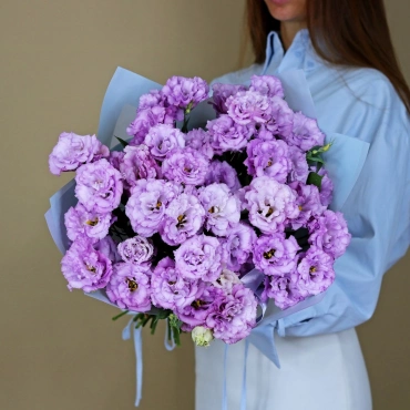 Эустома лавандовая букет