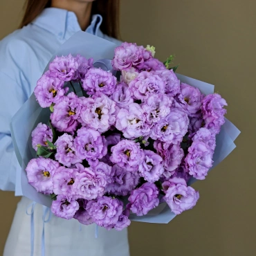 Эустома лавандовая букет