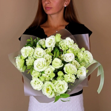 Эустома зелёная букет