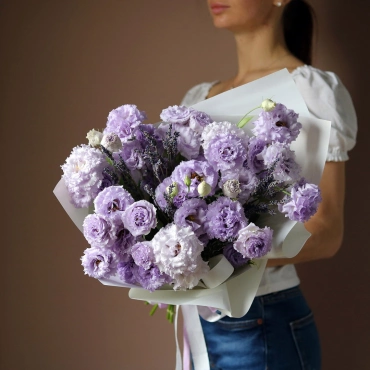 Эустома с лавандой