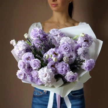 Эустома с лавандой