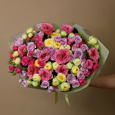 Садовые розы микс