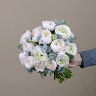 Свадебный букет из ранункулюсов Ханой