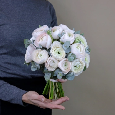 Свадебный букет из ранункулюсов Ханой