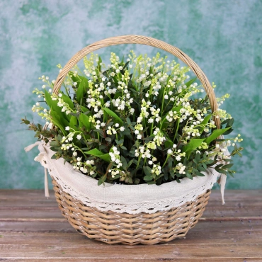 51 ландыш в корзине