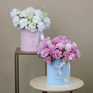 Эустома в коробке в ассортименте