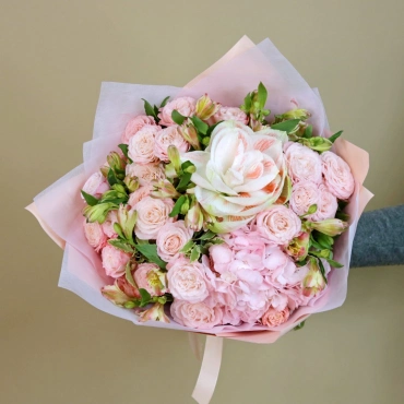 Авторский букет Растущая нежность