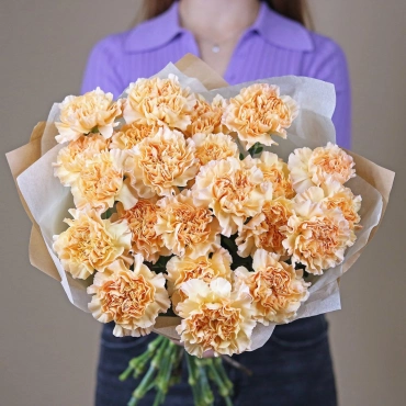 Персиковые гвоздики