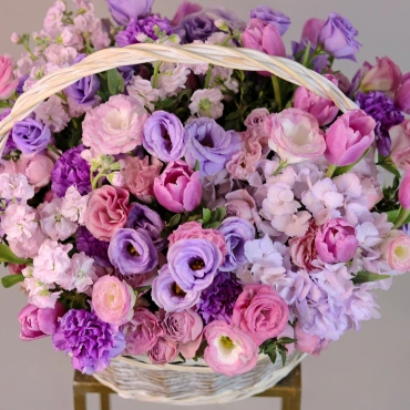 Корзина с цветами "025"