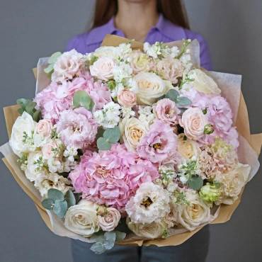 Нежный букет с Вайт Охарой