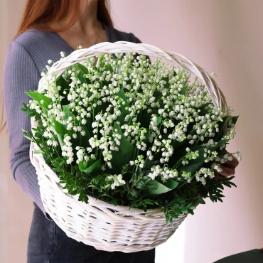 101 ландыш в корзине