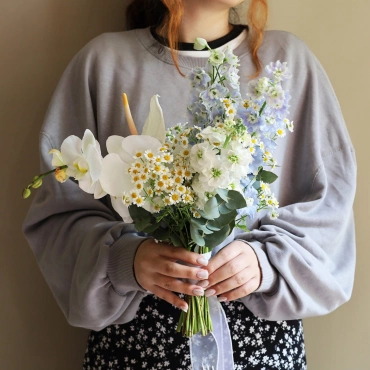 Свадебный букет "Утонченное лето"