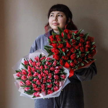 Махровые тюльпаны в ассортименте