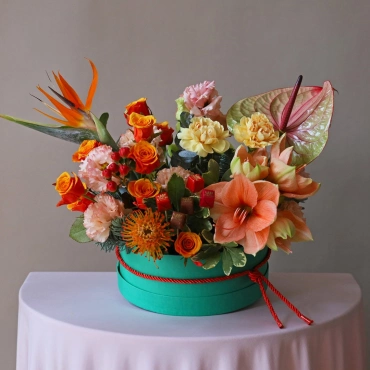 Цветы и сладости Огненные мечты