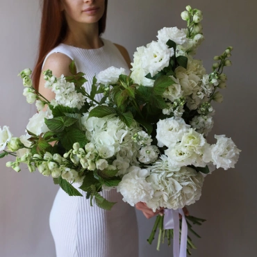 Авторский букет "Белоснежная принцесса"