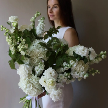 Авторский букет "Белоснежная принцесса"