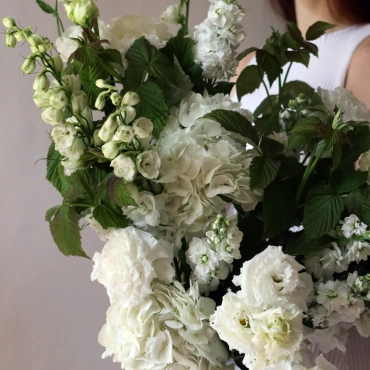 Авторский букет "Белоснежная принцесса"