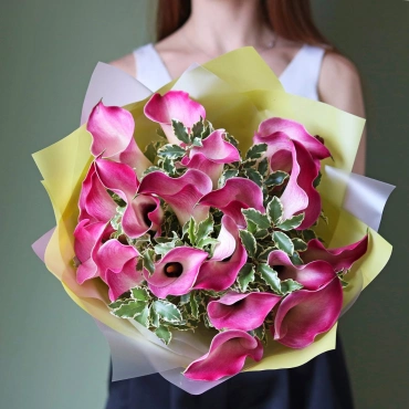 Розовые каллы