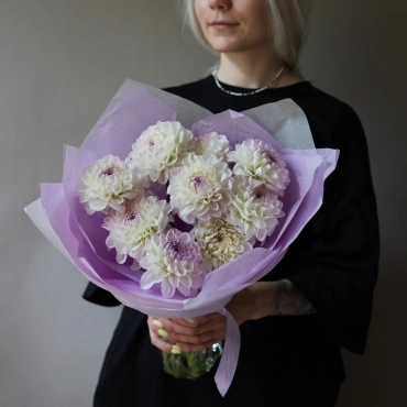 Букет георгин "Эвелин"