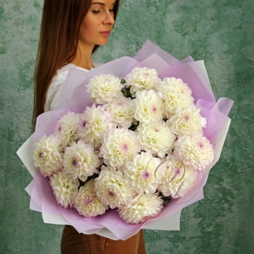 Букет георгин "Эвелин"