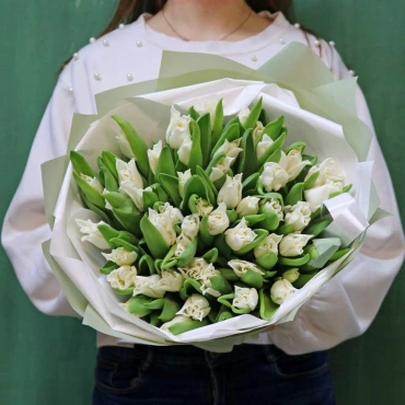 Белые тюльпаны Либерстар
