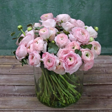 Ранункулюсы в вазе