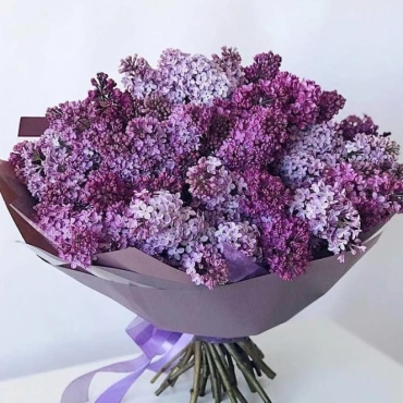 Большой букет сирени